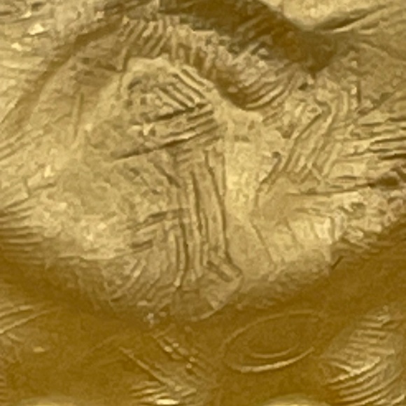 Sun Smile Face Brooch Gold Tone One Size Fits All 3" - Picture 4 of 7